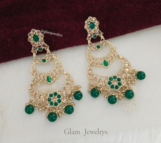 Indian earrings jewellery/moon earrings/indian earrings novgorad