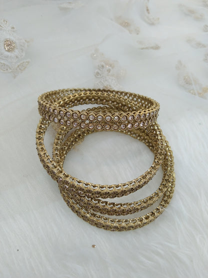 Indian bangles jewellery/Traditional bollywood jewellery/Antique gold bangles/Wedding bracelets