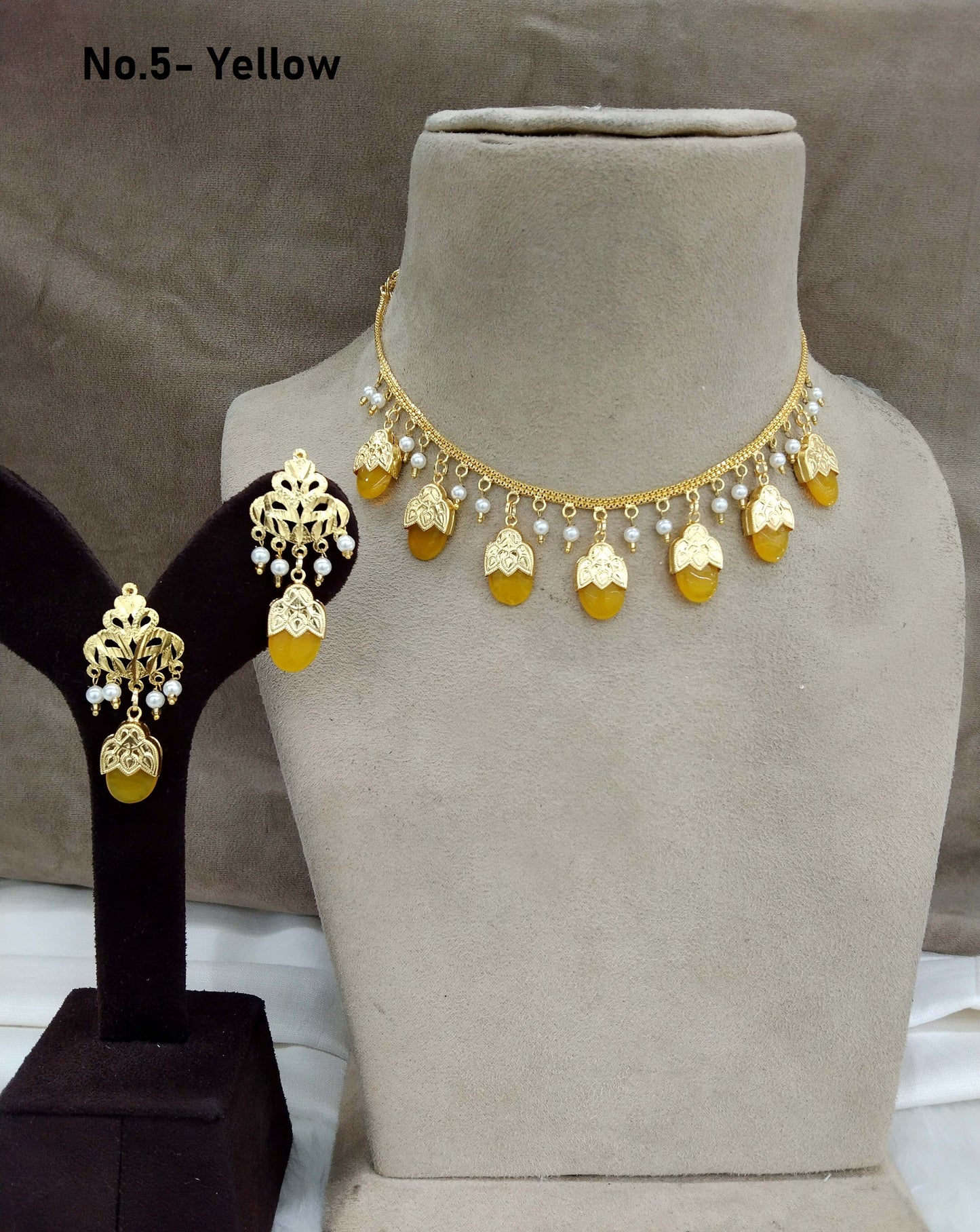 Jadau jewellery necklace set/Punjabi Indian Jewellery dakh set/Muslim necklace set