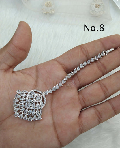 Rose gold, Silver Tika Tikka Jewellery Indian Headpiece Tikka Jewelry/Silver HeadPiece tikka tika noni Headpiece