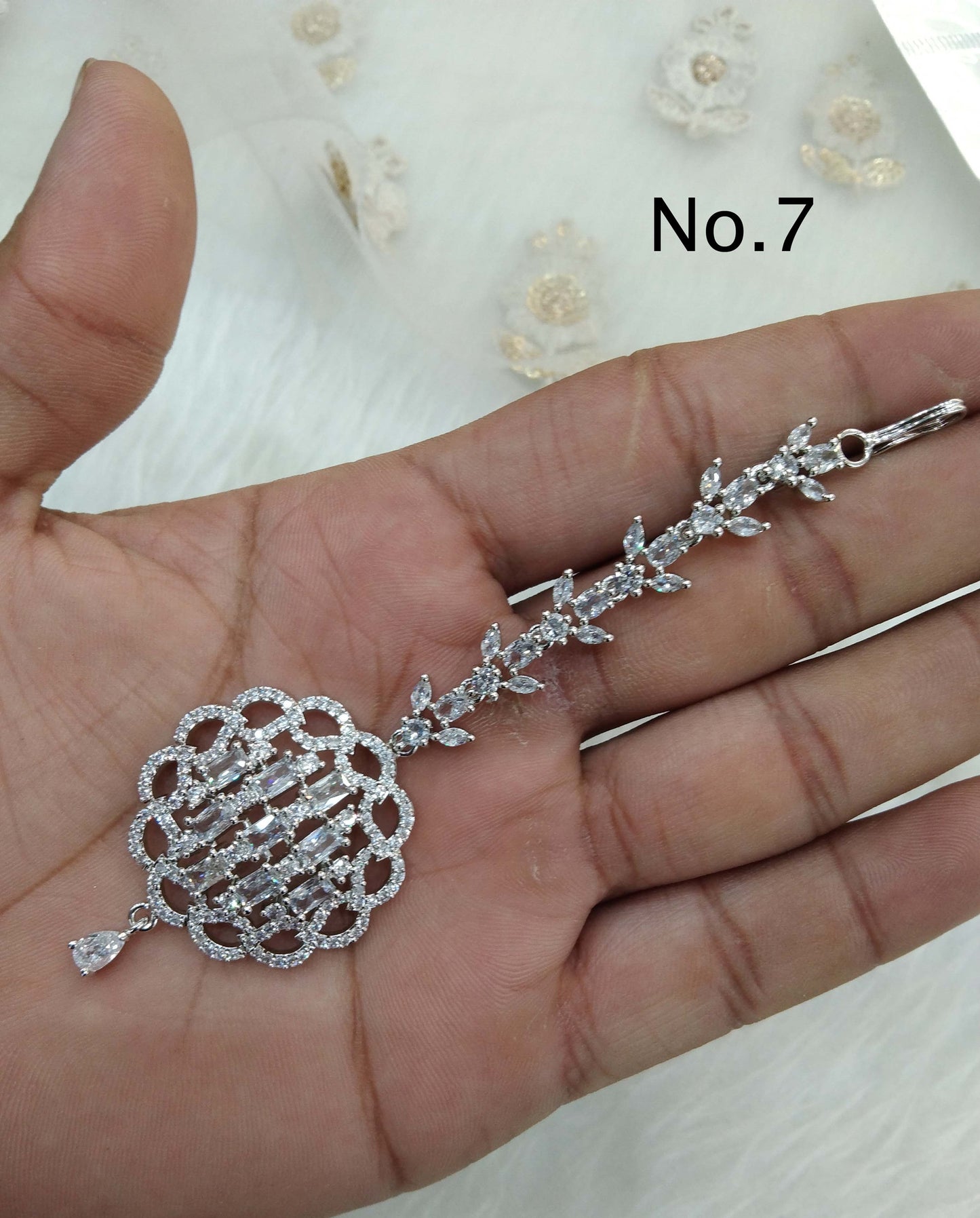 Rose gold, Silver Tika Tikka Jewellery Indian Headpiece Tikka Jewelry/Silver HeadPiece tikka tika noni Headpiece