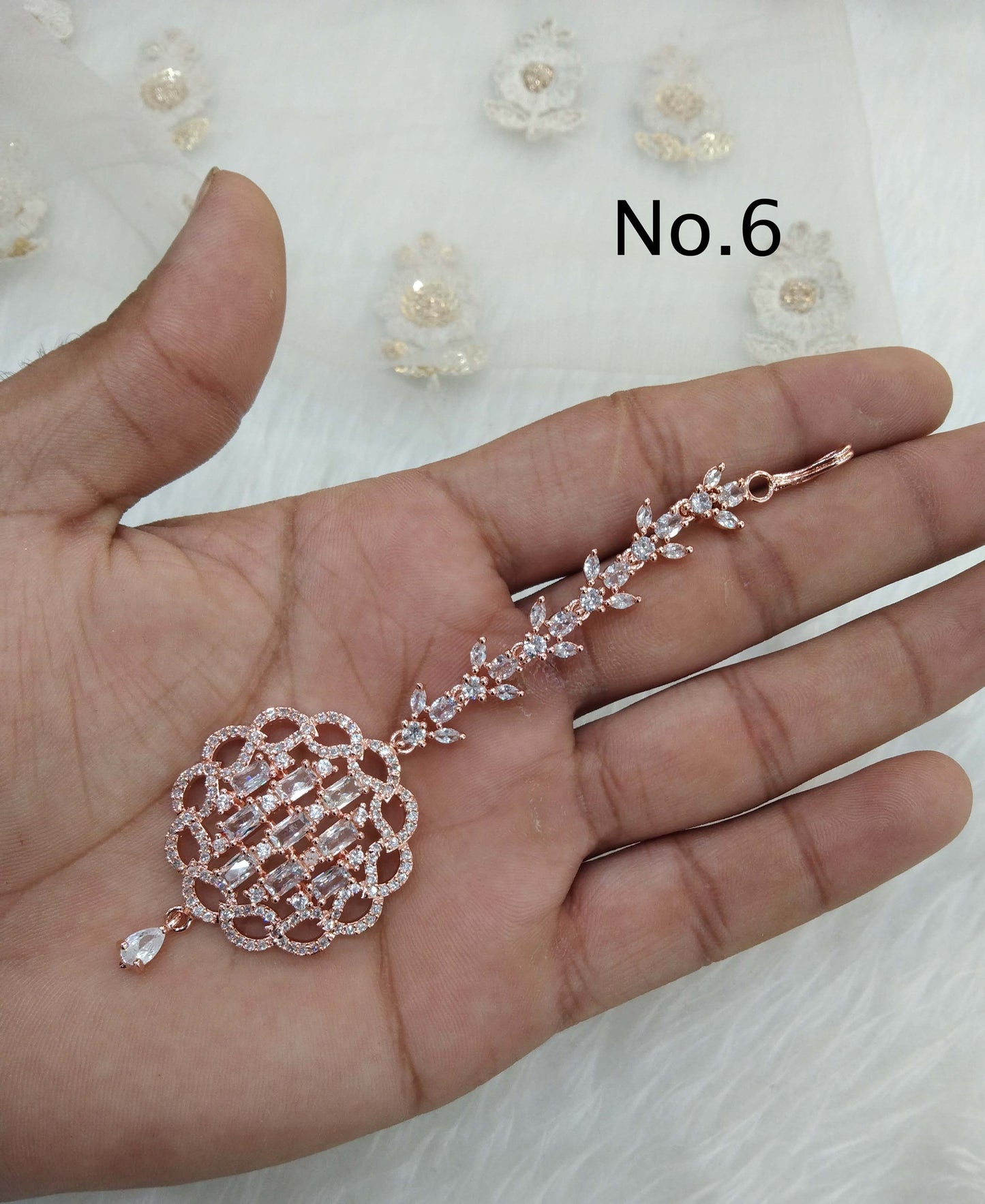 Rose gold, Silver Tika Tikka Jewellery Indian Headpiece Tikka Jewelry/Silver HeadPiece tikka tika noni Headpiece