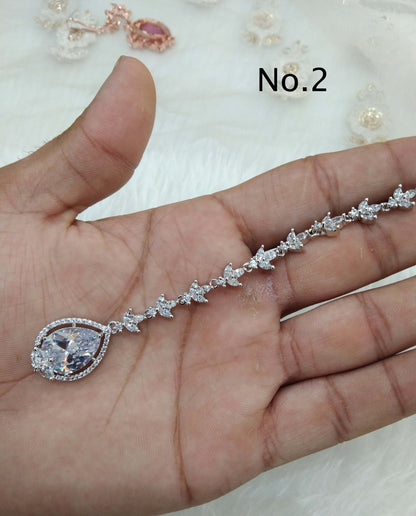 Rose gold, Silver Tika Tikka Jewellery Indian Headpiece Tikka Jewelry/Silver HeadPiece tikka tika noni Headpiece