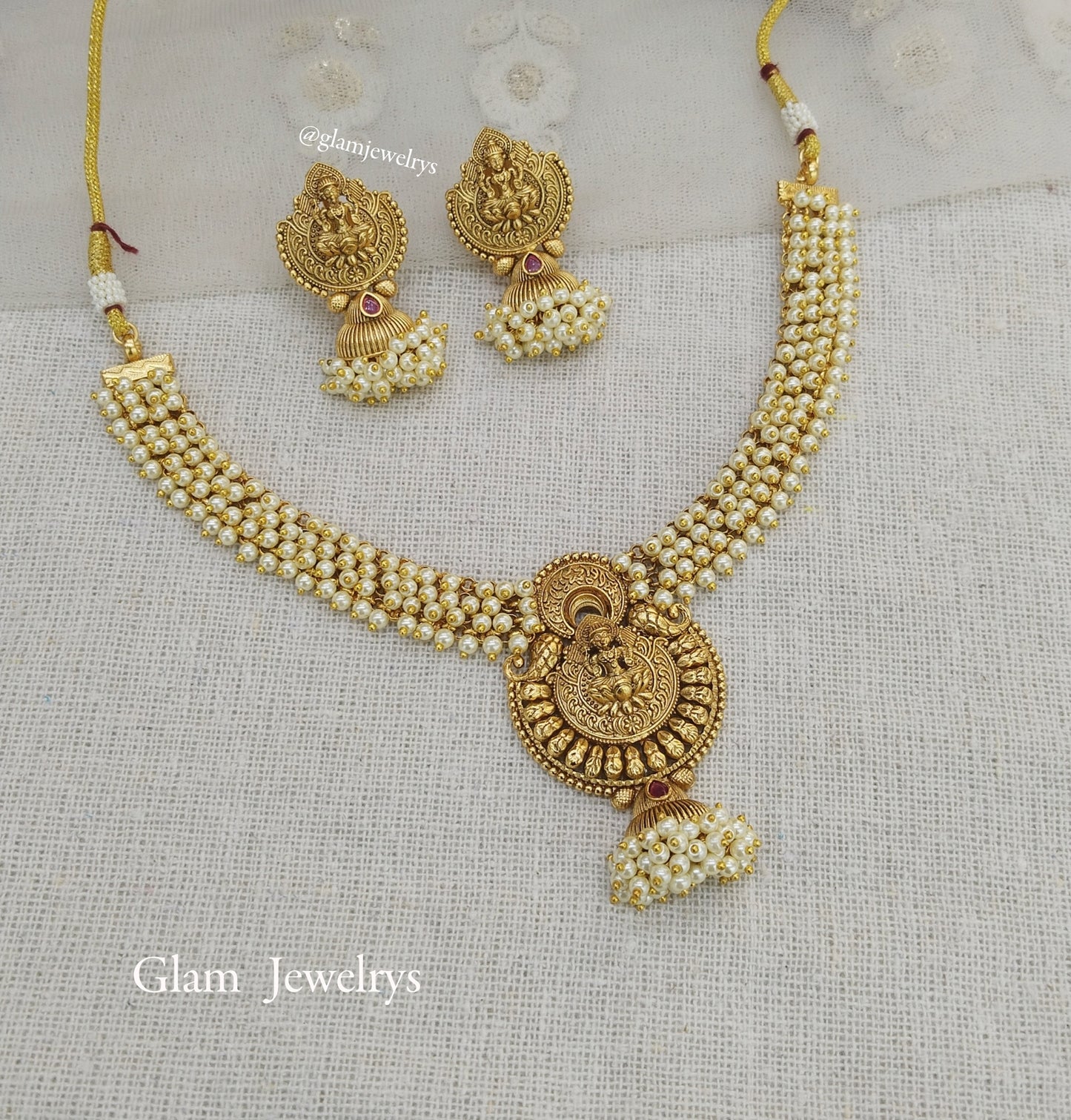 Gold choker Jewellery  Set/ gold polki choker necklace Indian host Jewellery