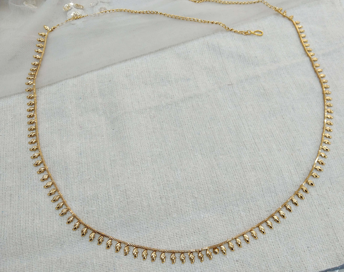 Gold belt Sari Saree belly Chain Jewellery Indian Kamarbandh Kamarband Belt