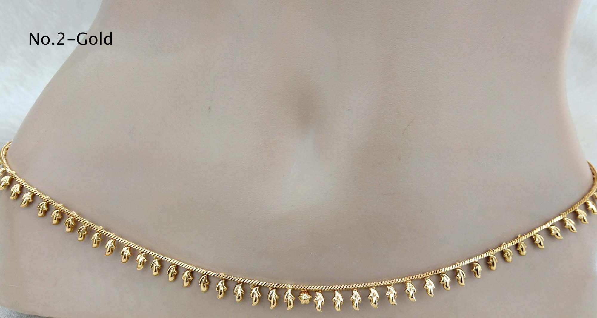 SIKAA Stylish Traditional Jewellery Gold Kundan Wedding Saree Waist Belly  Chain/Kamarbandh Kamarband for Women Girls wedding