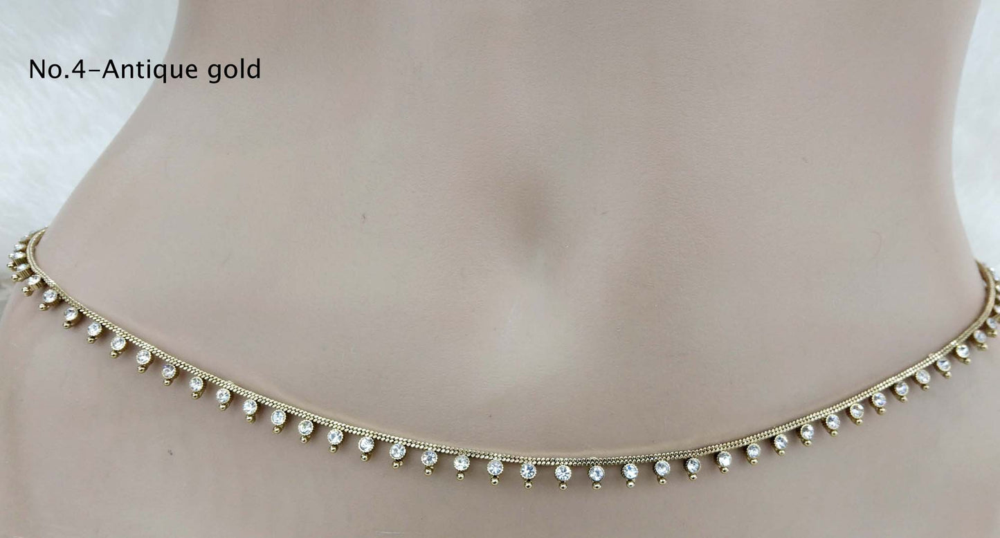 Sari Saree Belly Belt Chain Jewellery Indian Kamarbandh Kamarband Online