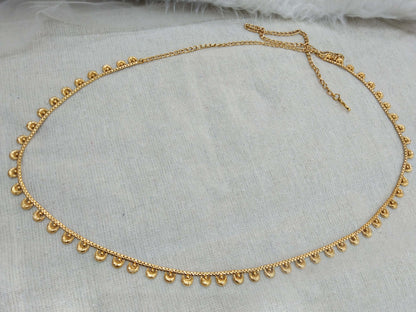 Gold belt Sari Saree belly Chain Jewellery Indian Kamarbandh Kamarband Belt