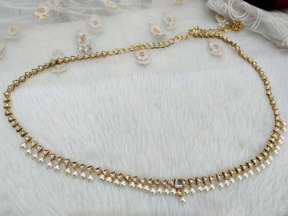 Waist Chain Kundan Belly Sari Saree Chain Indian  Jewellery Kamarbandh Belt