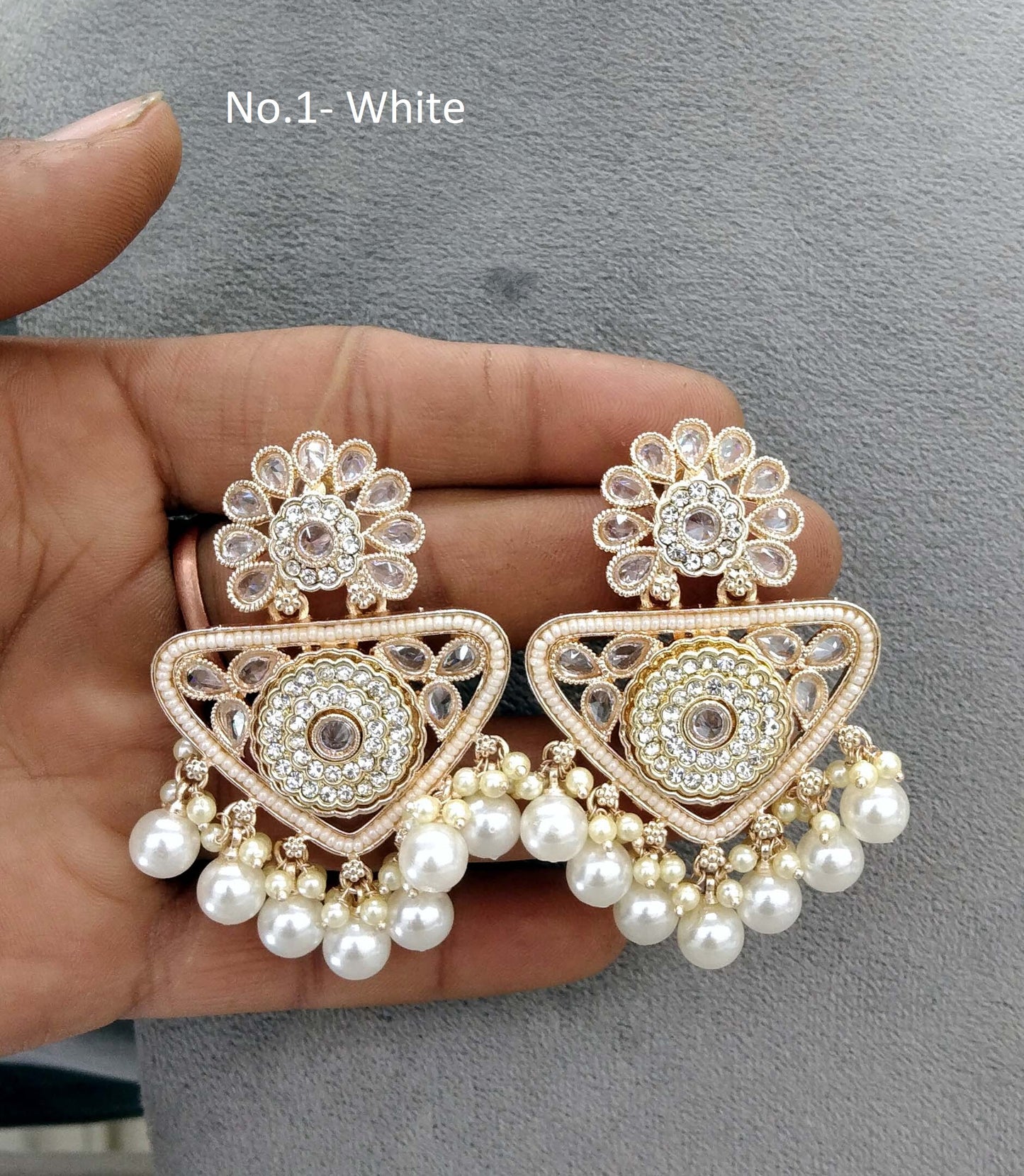 Indian Earrings Jewellery/ Earrings/ bollywood Earrings sher Set