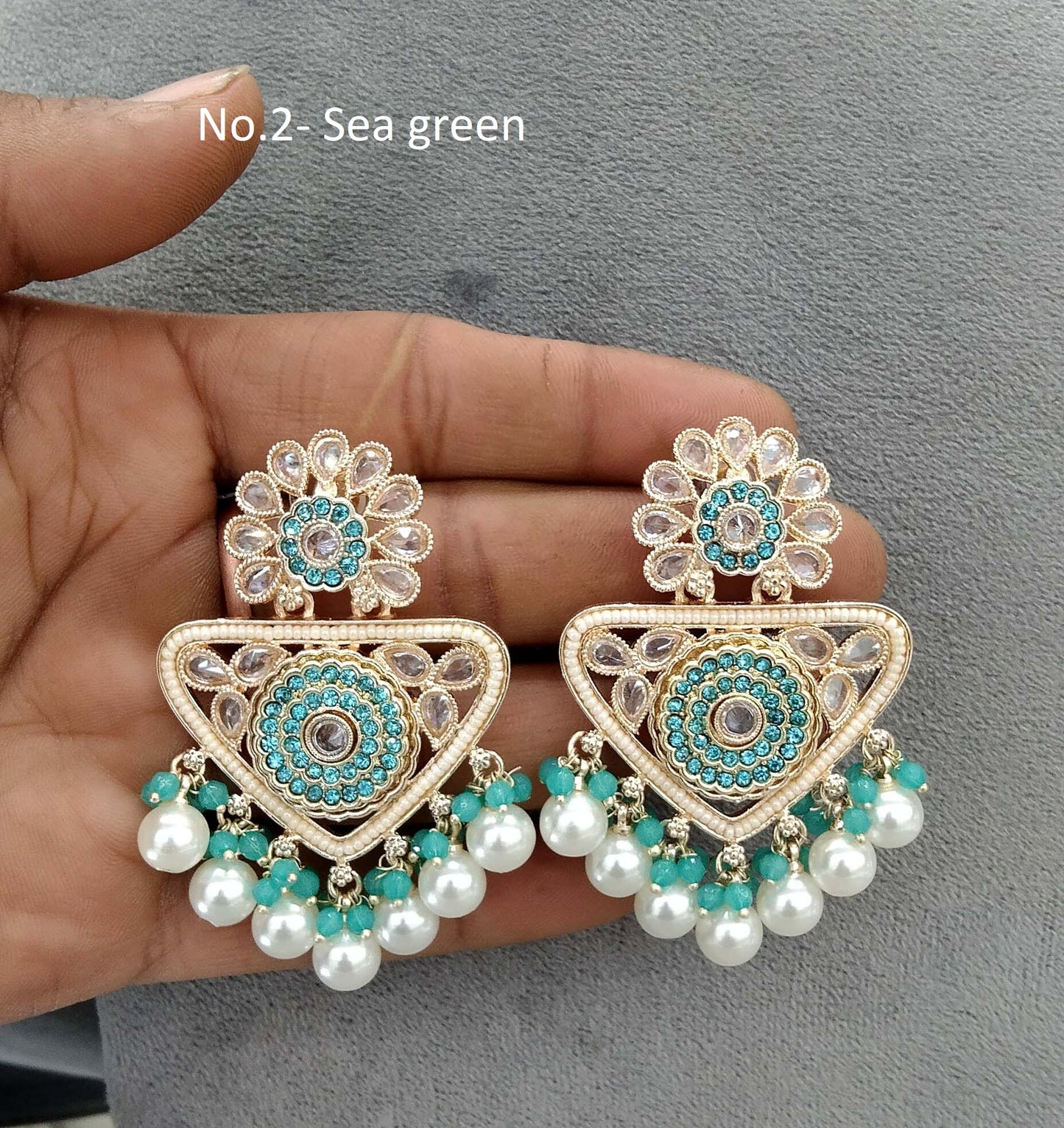 Indian Earrings Jewellery/ Earrings/ bollywood Earrings sher Set