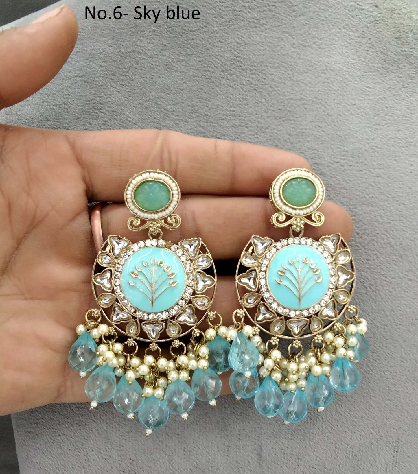 Indian Earrings Jewellery/ Earrings/ bollywood Earrings sher Set