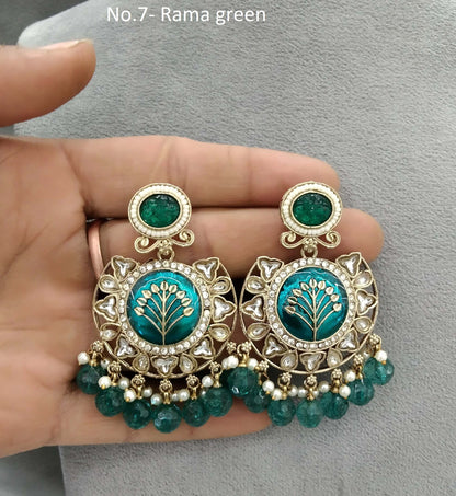 Indian Earrings Jewellery/ Earrings/ bollywood Earrings sher Set