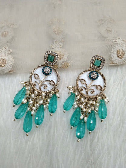 Indian Earrings Jewellery/ Earrings/ bollywood Earrings hira Set