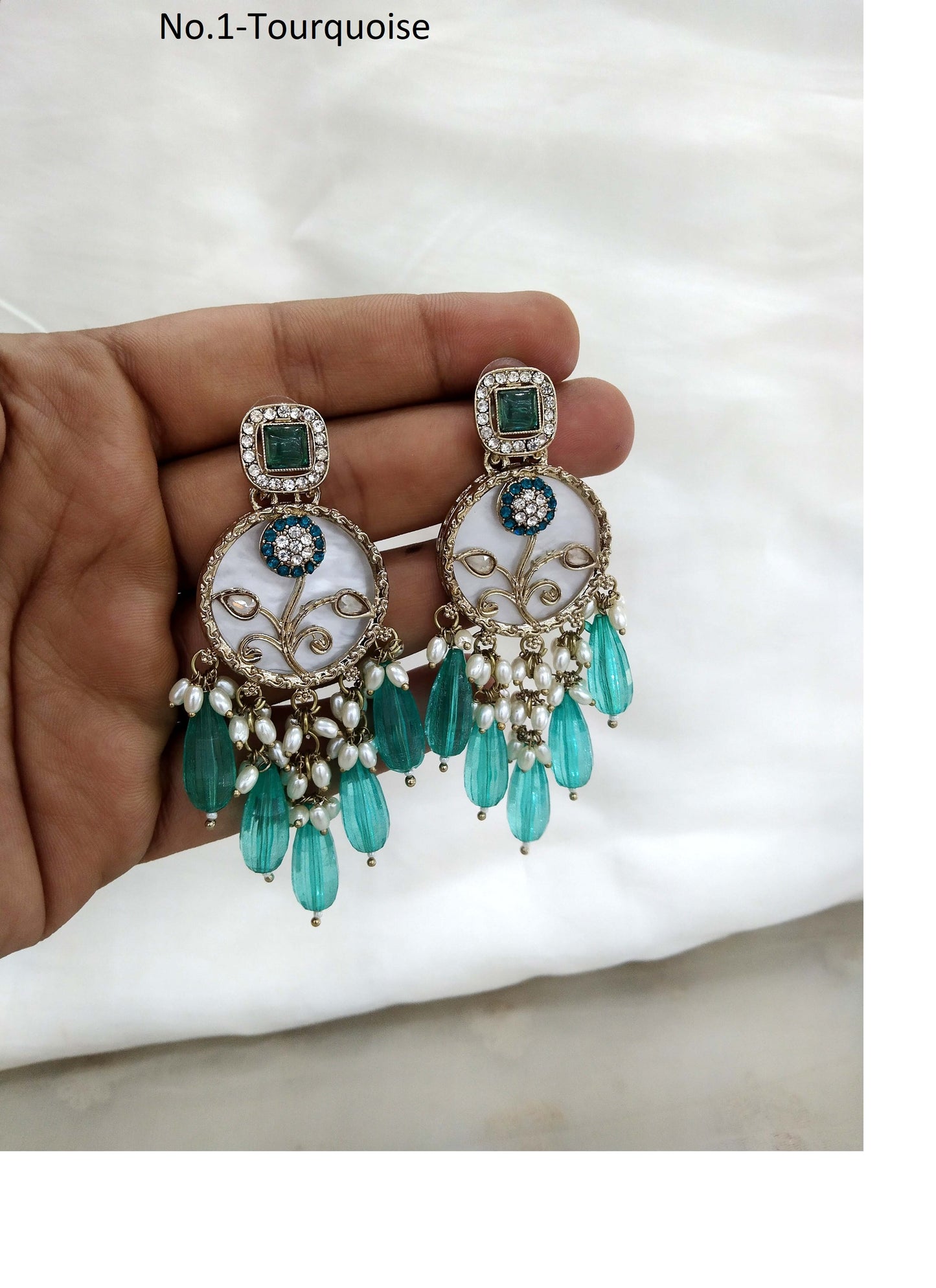 Indian Earrings Jewellery/ Earrings/ bollywood Earrings hira Set