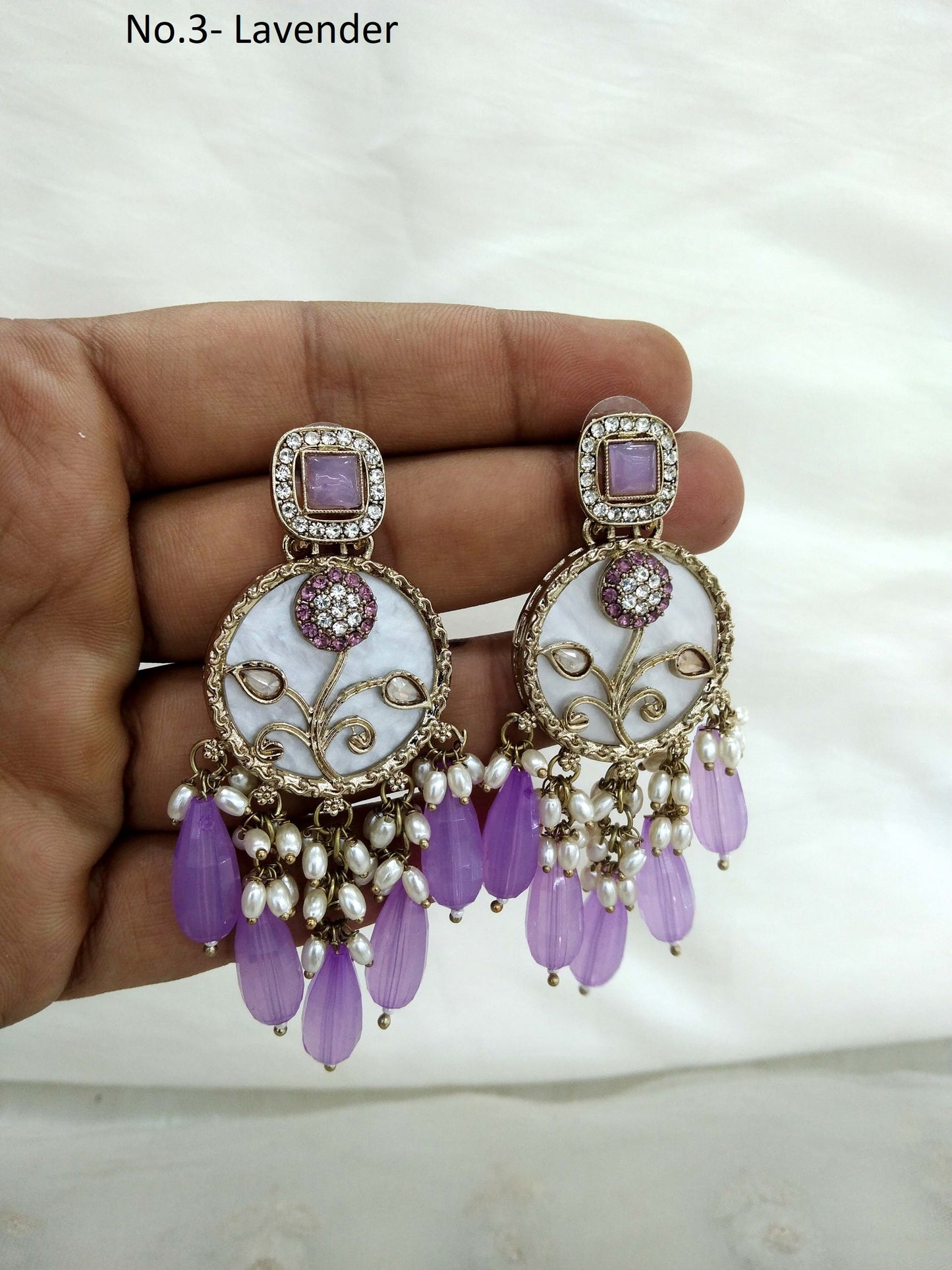 Indian Earrings Jewellery/ Earrings/ bollywood Earrings hira Set