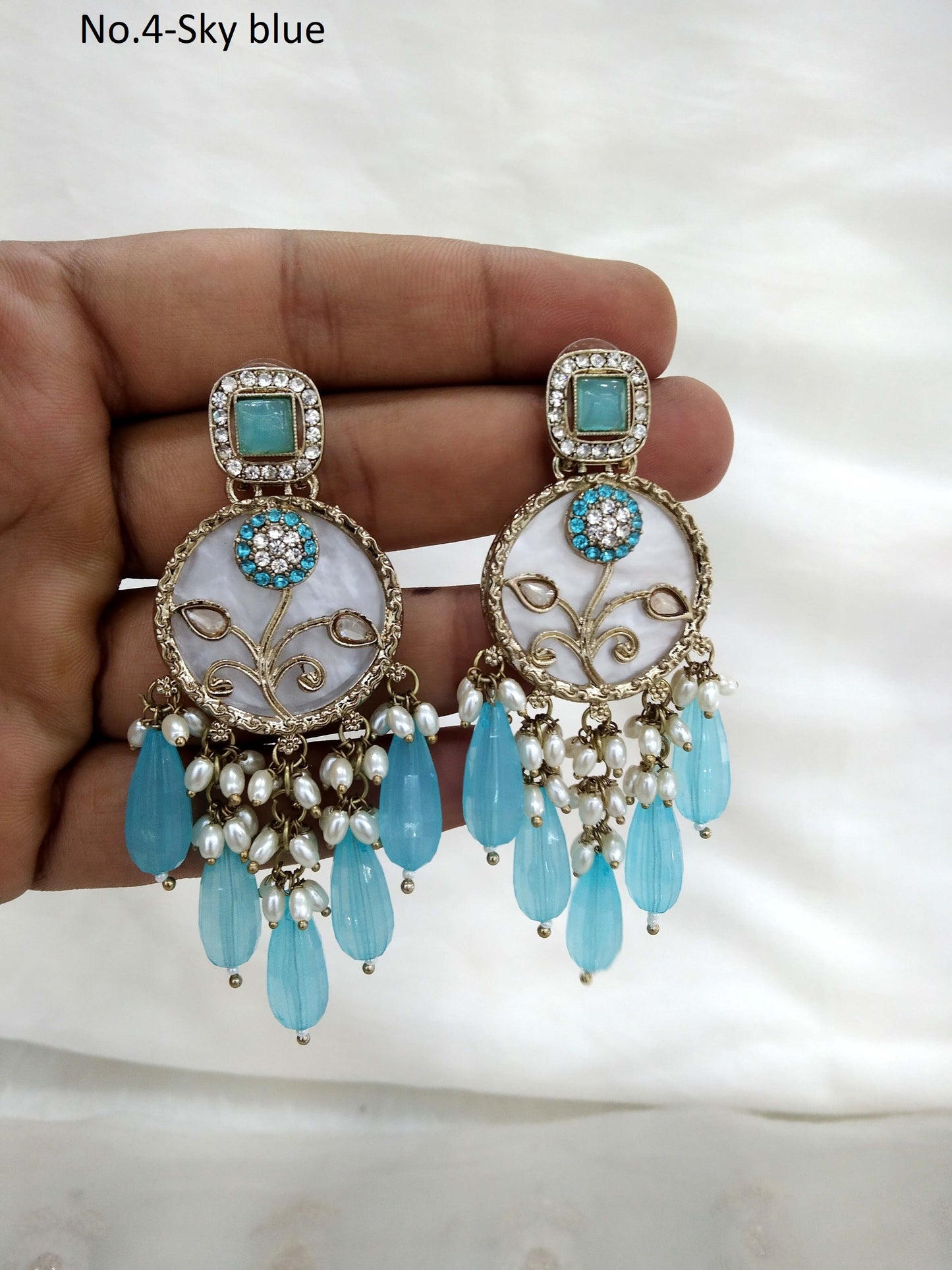 Indian Earrings Jewellery/ Earrings/ bollywood Earrings hira Set