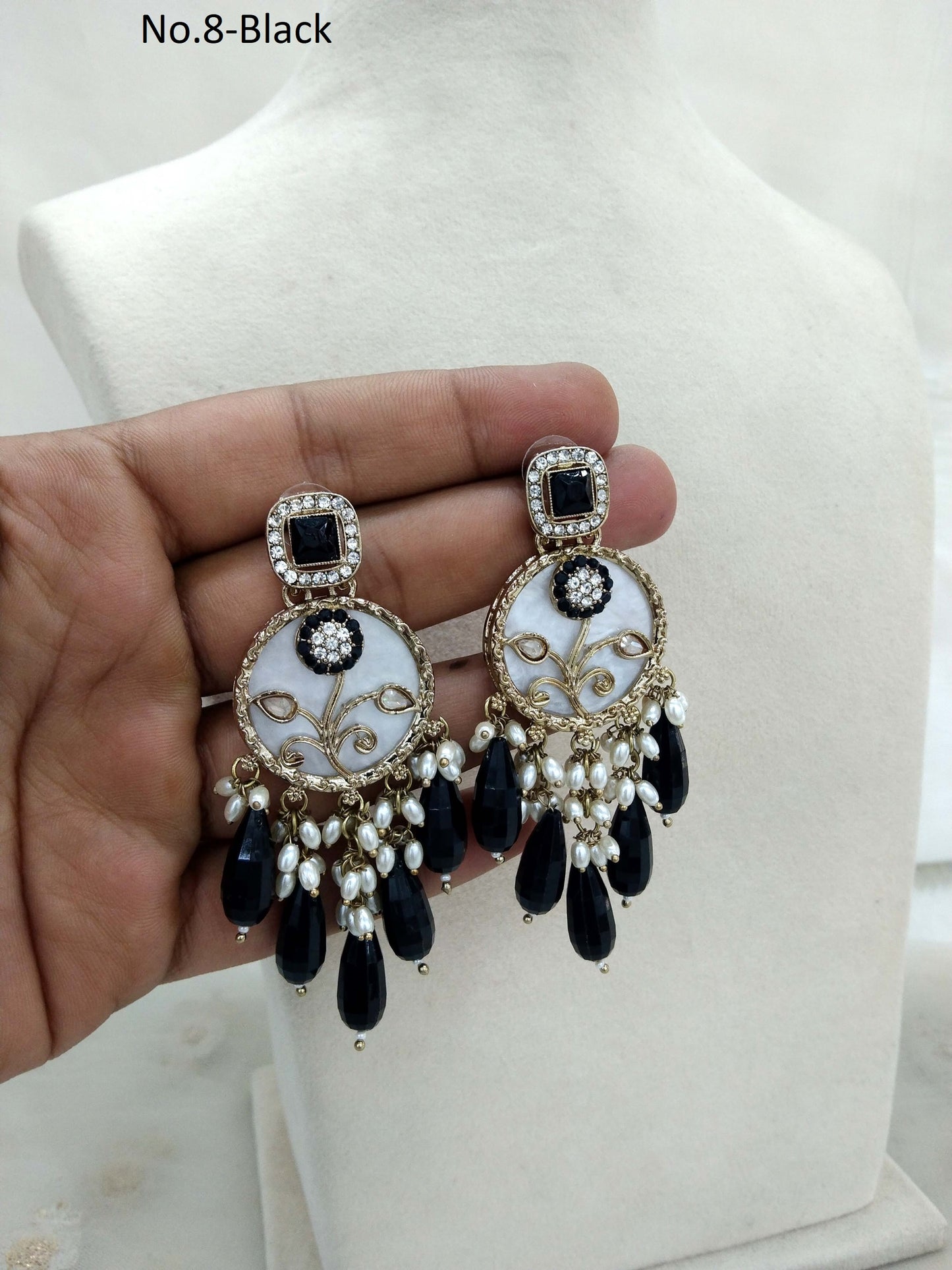 Indian Earrings Jewellery/ Earrings/ bollywood Earrings hira Set