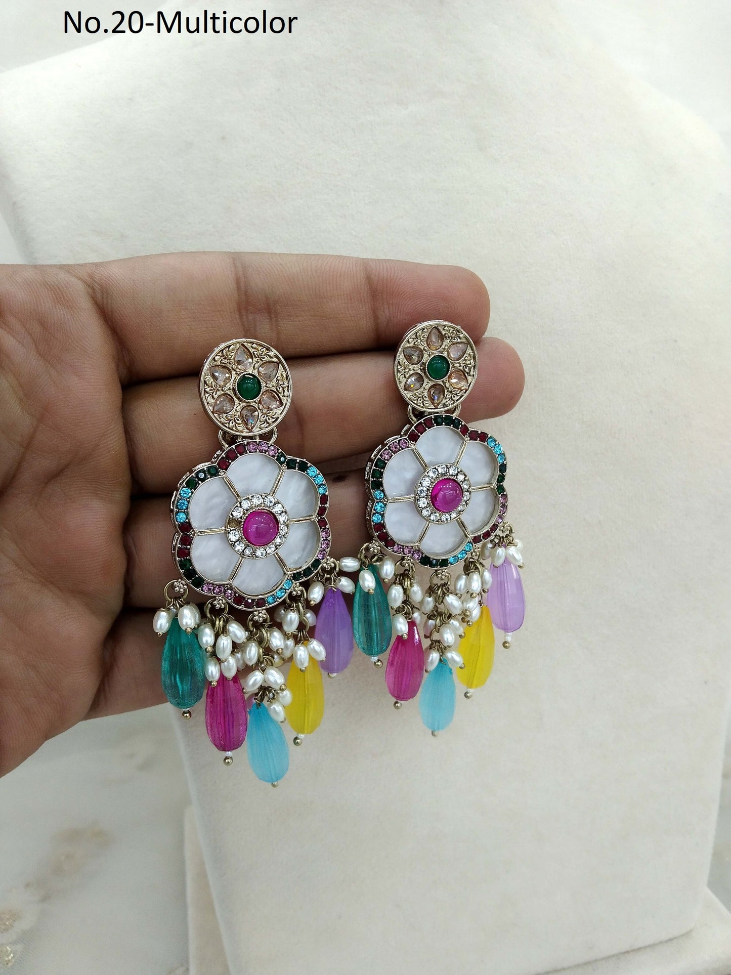 Multicolor Indian Earrings Jewellery/ Earrings/ bollywood Earrings sital Set