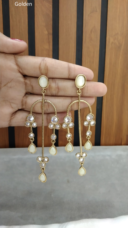 Indian Golden Mannu Earrings