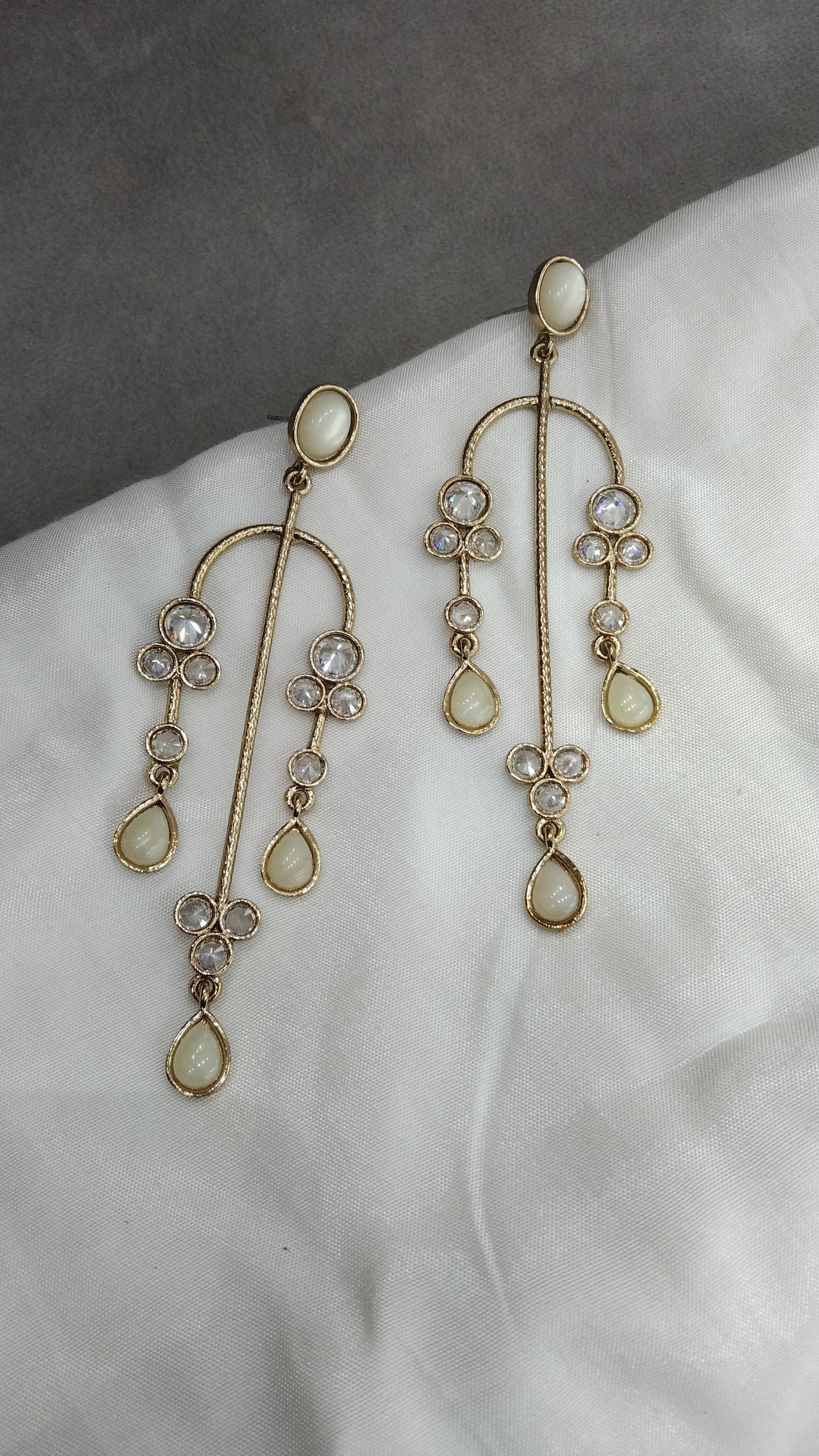 Indian Golden Mannu Earrings