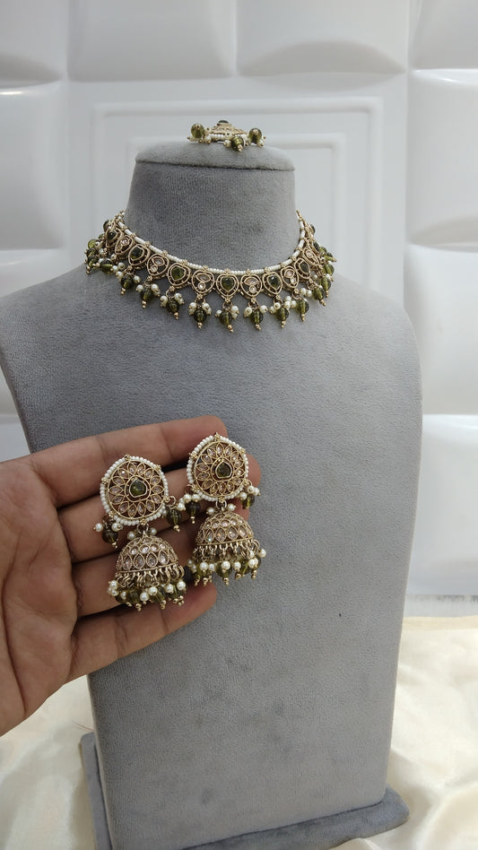 Antique Gold Mehndi  Indian Bridal Mittal Jewellery