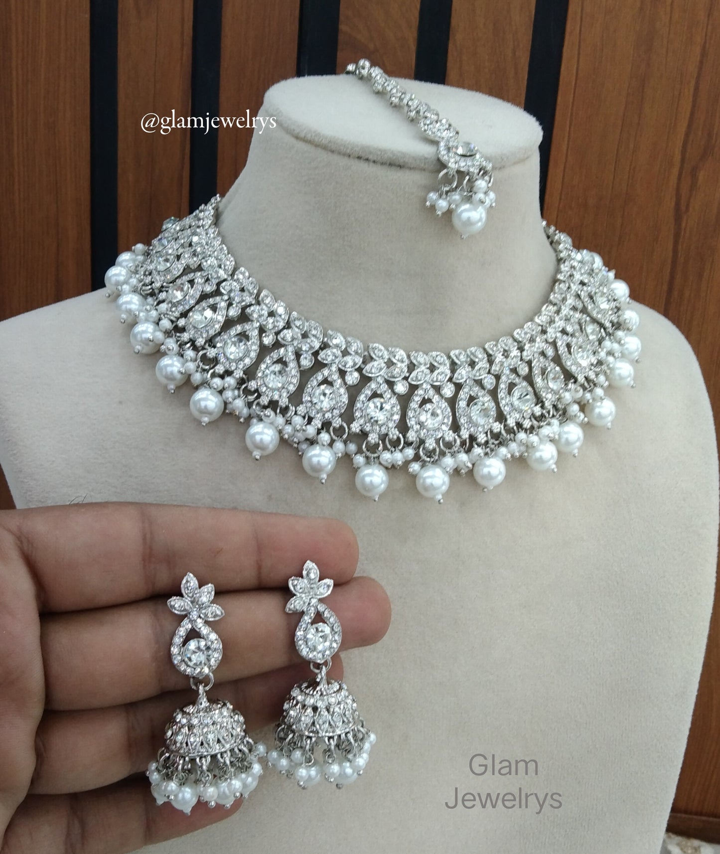 Silver Necklace Rimpi Set