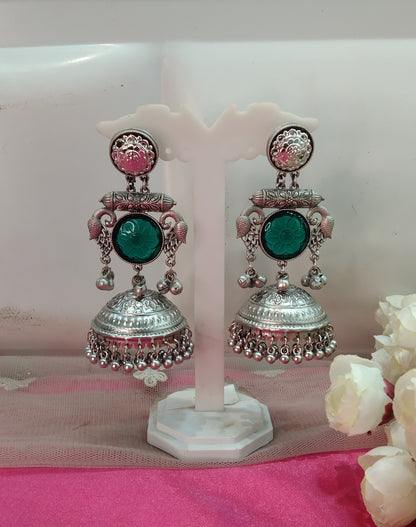 Brass Jhumka Bollywood Prabha Earrings