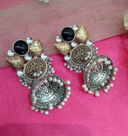 Brass Jhumka Bollywood Prabha Earrings