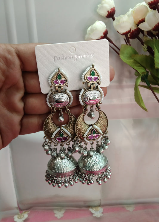 Brass Jhumka Bollywood  Kritika Earrings