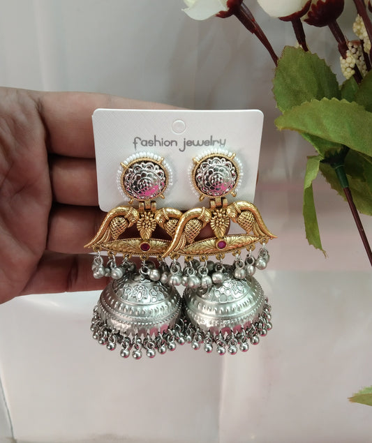 Brass Jhumka Bollywood  Kritika Earrings