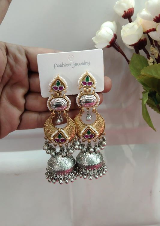 Brass Jhumka Bollywood  Kritika Earrings