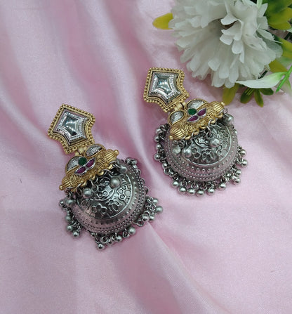 Brass Jhumka Bollywood  Priniti Earrings