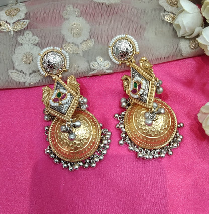 Brass Jhumka Bollywood  Priniti Earrings