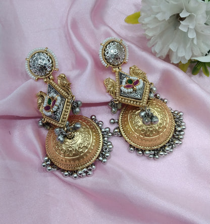 Brass Jhumka Bollywood  Priniti Earrings