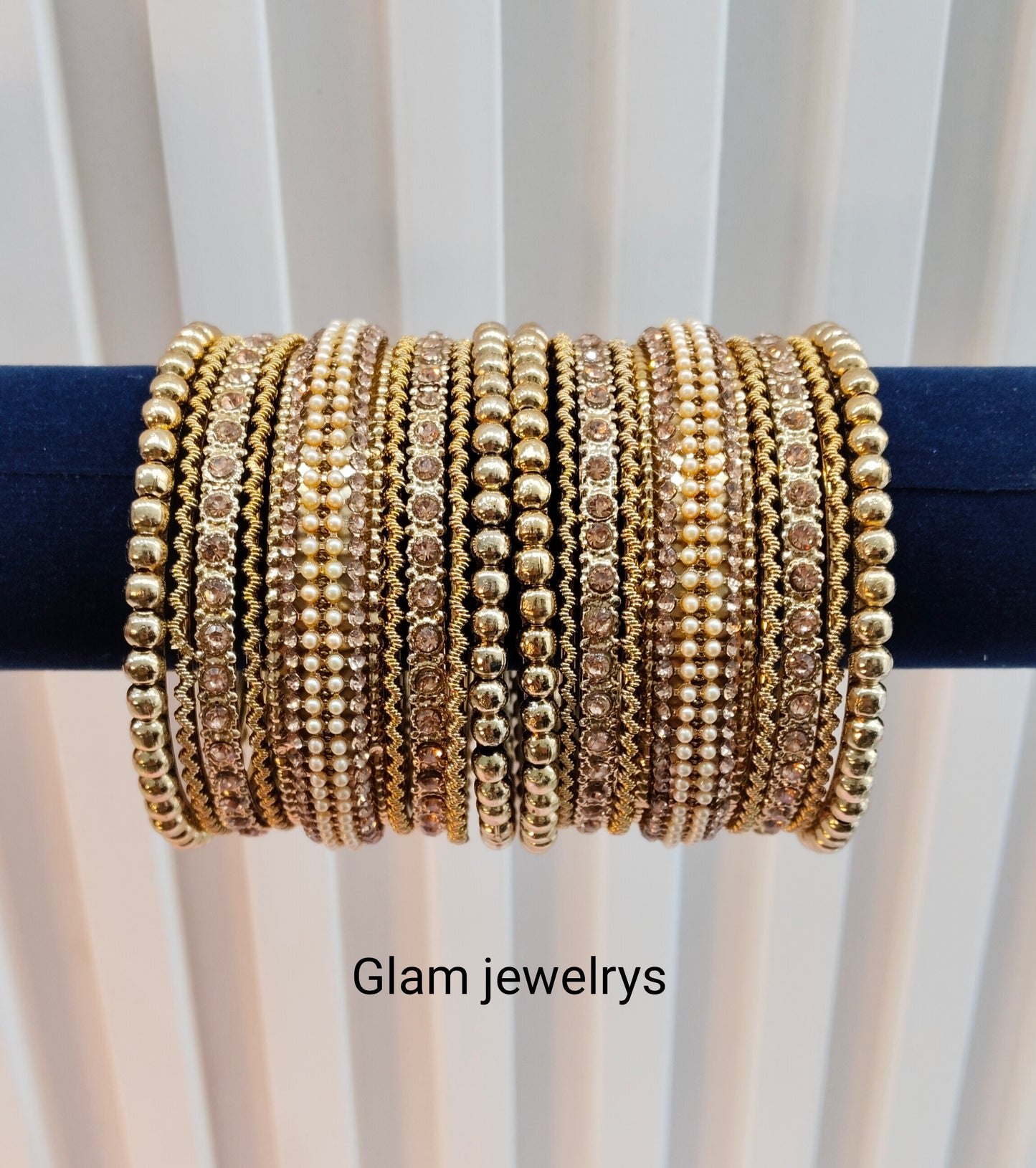 Indian bangles jewelry Set/Traditional bollywood jewelry/Antique gold bangles