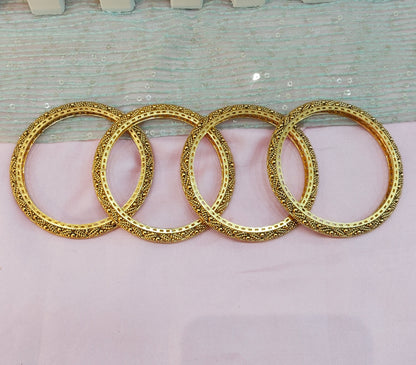 2.6 Size Indian bangles jewelry /Traditional bollywood jewelry/gold bangles