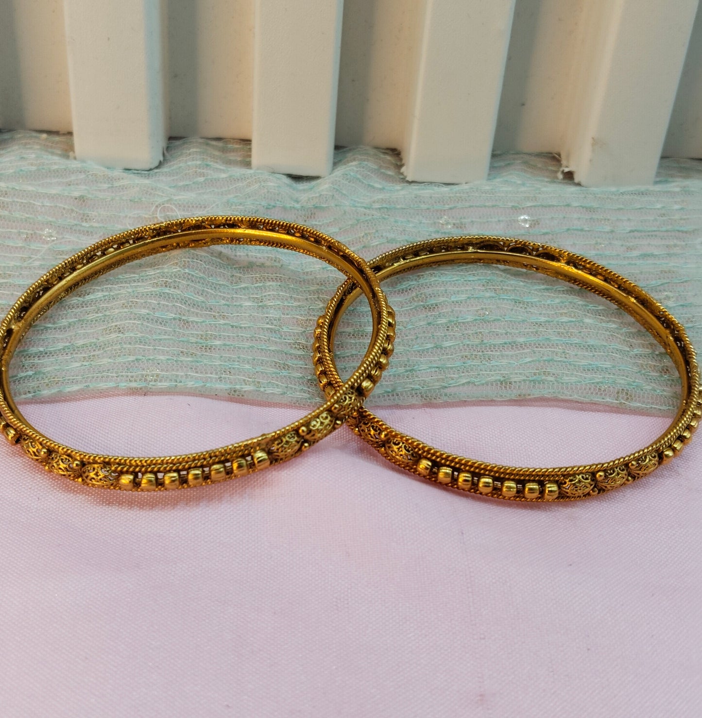 2.6 Size Indian bangles jewelry /Traditional bollywood jewelry/ gold bangles