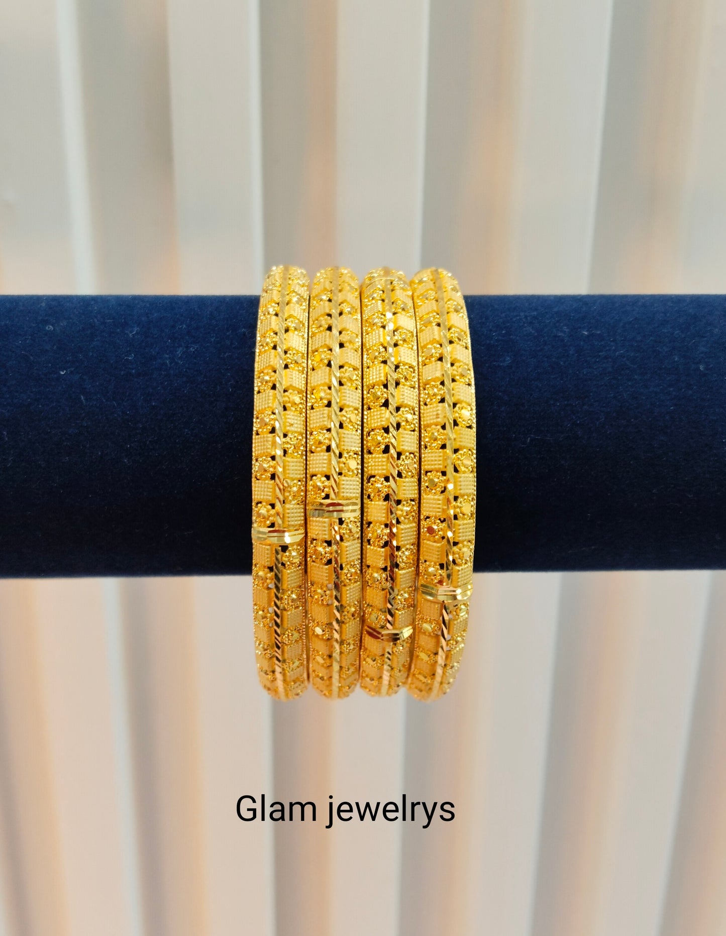 2.4 Size Indian bangles jewelry /Traditional bollywood jewelry/ Gold bangles