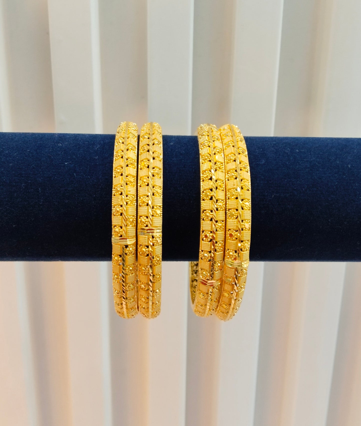 2.4 Size Indian bangles jewelry /Traditional bollywood jewelry/ Gold bangles