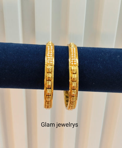 2.4 Size Indian bangles jewelry /Traditional bollywood jewelry/ Gold bangles