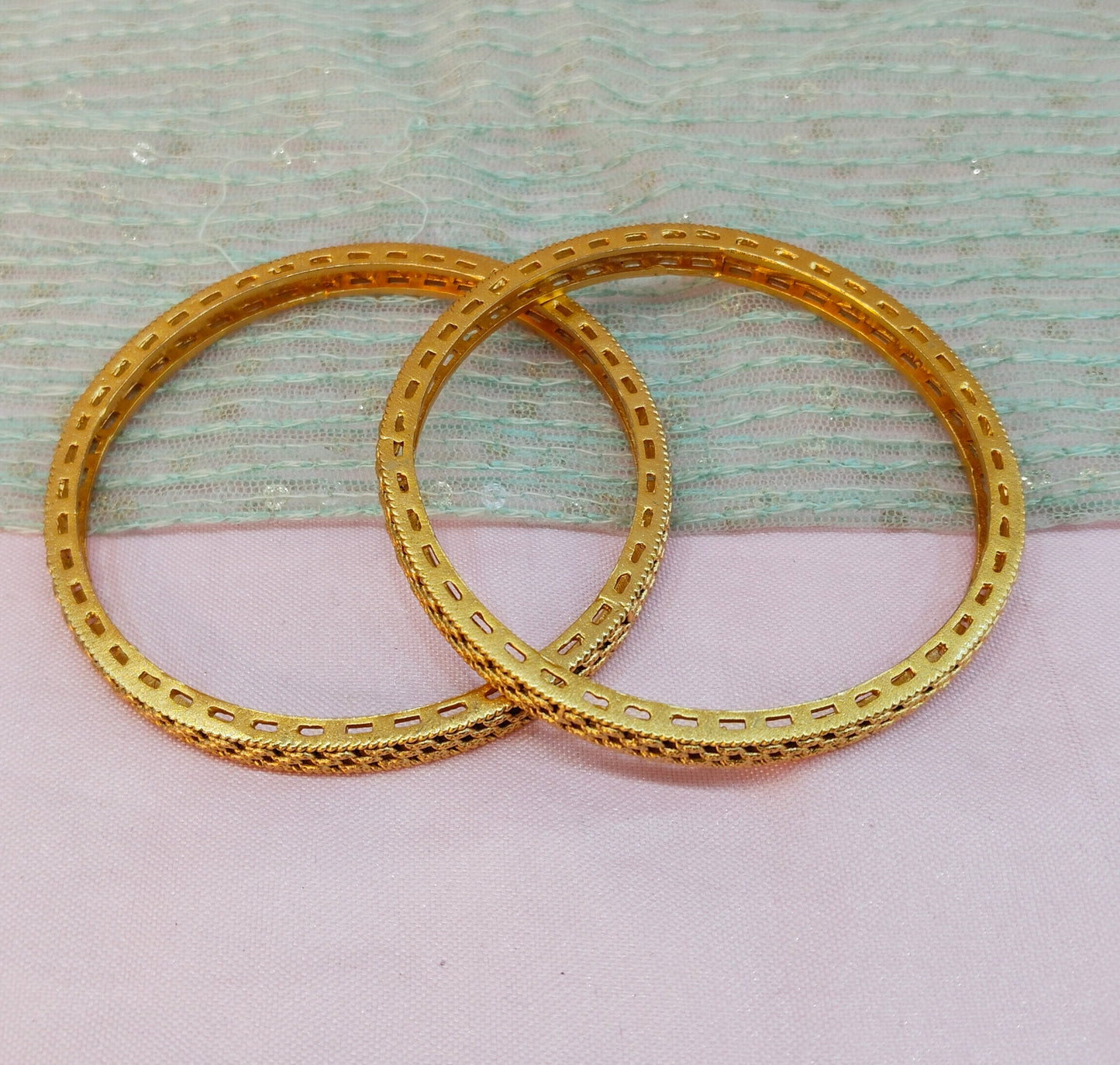 2.4 Size Indian bangles jewelry /Traditional bollywood jewelry/ Gold bangles