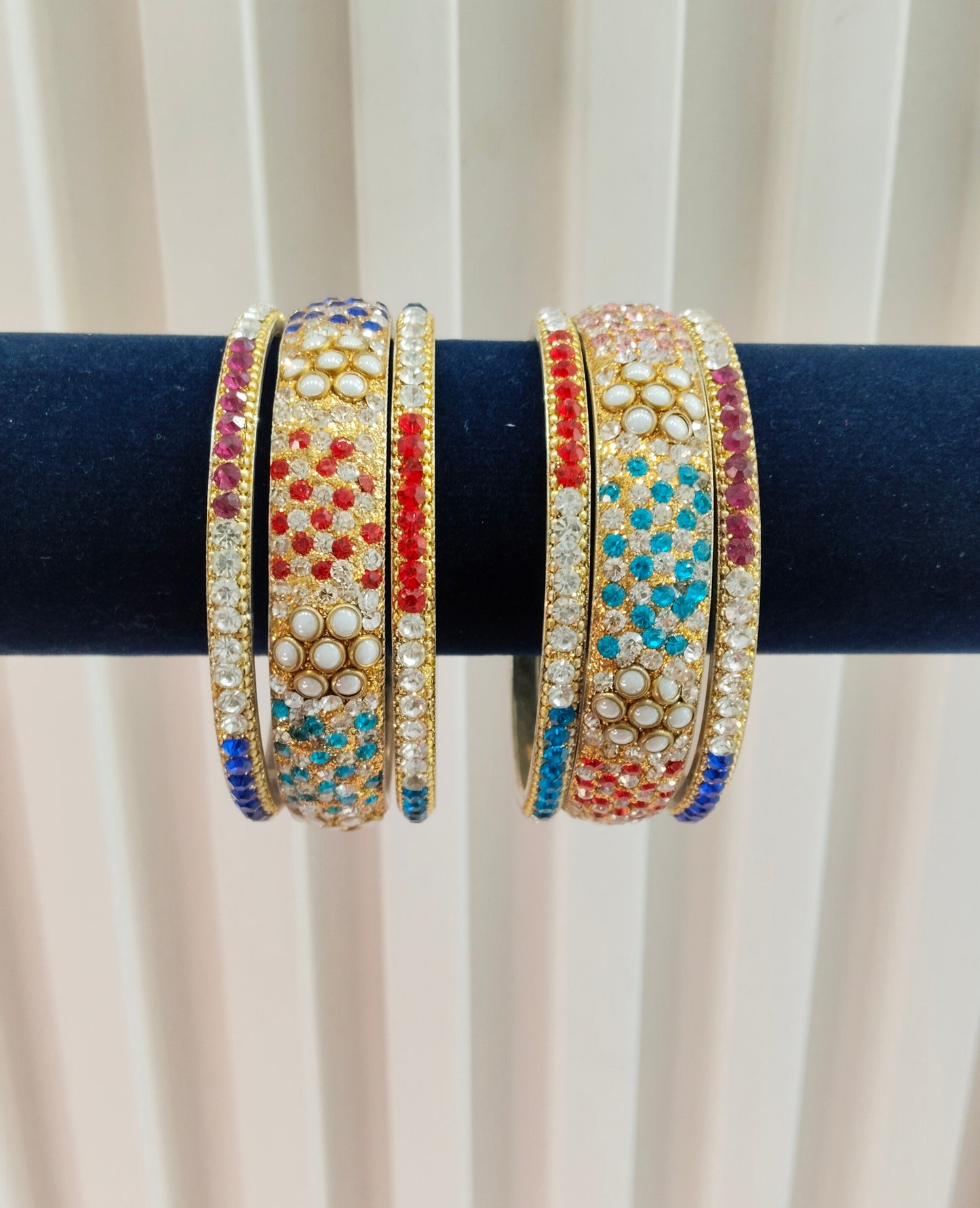 2.6 Size Indian bangles jewelry /Traditional bollywood jewelry/Multi Color Antique bangles