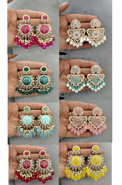 Indian Earrings Jewellery/ Earrings/ bollywood Earrings sher Set