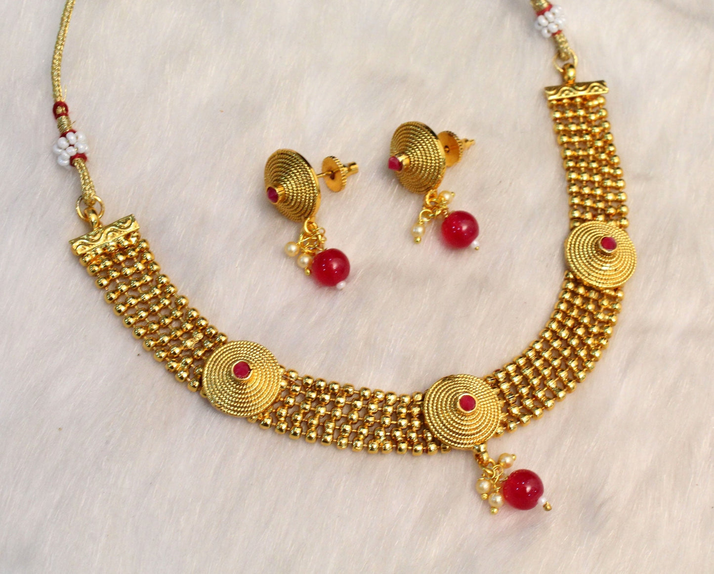 Indian polki Jewellery Necklace Set