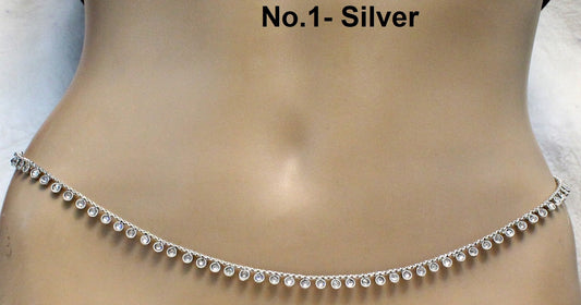 Sari Saree Chain Jewellery Indian Kamarbandh Kamarband Belt/silver Simple Body Chain beach Jewellery