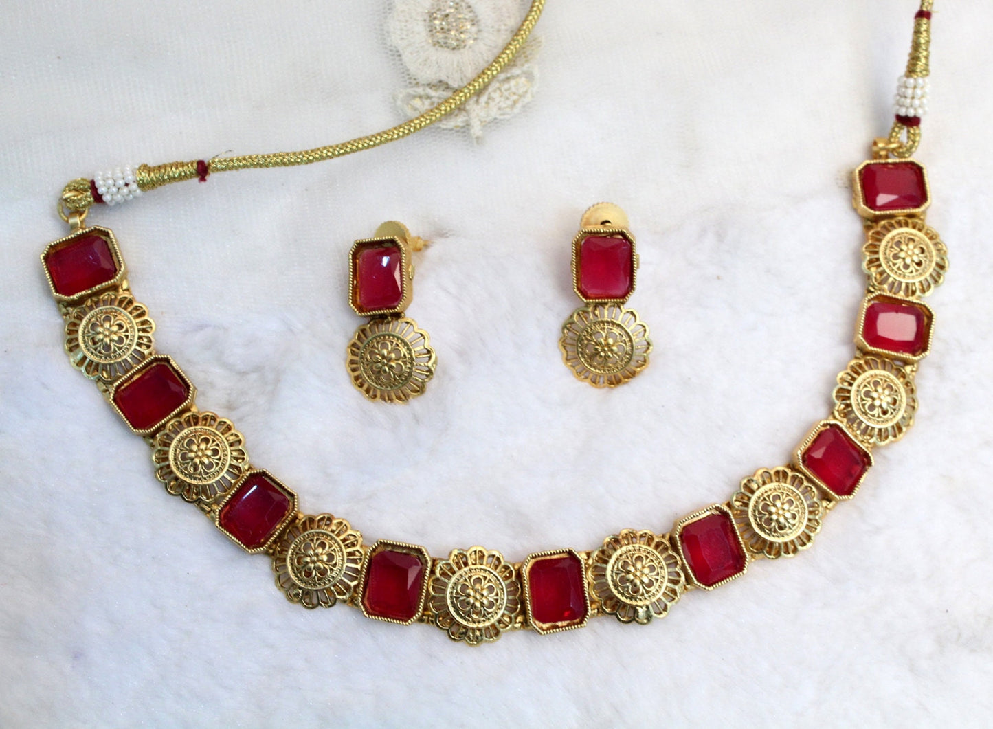 Indian Necklace  Jewellery Set/ Gold, Multicolor Bridal Wedding Bollywood Necklace Set/Brides maid set/Delicate sets