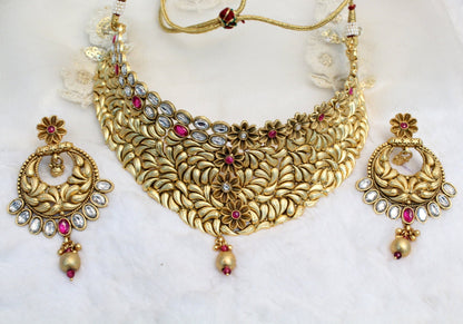 Indian  Jewellery/Gold necklace Set/Bollywood Gold Indian Jewelry Jewellery Set /Bridesmaid jewellery sets/Gold jewellery set