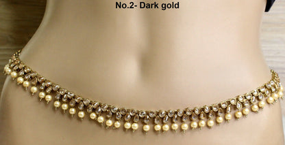 dark gold Belly Waist Sari Saree Chain Indian Jewellery Jewellery Kamarband bandh band Belt/Simple Body Chain Jewellery