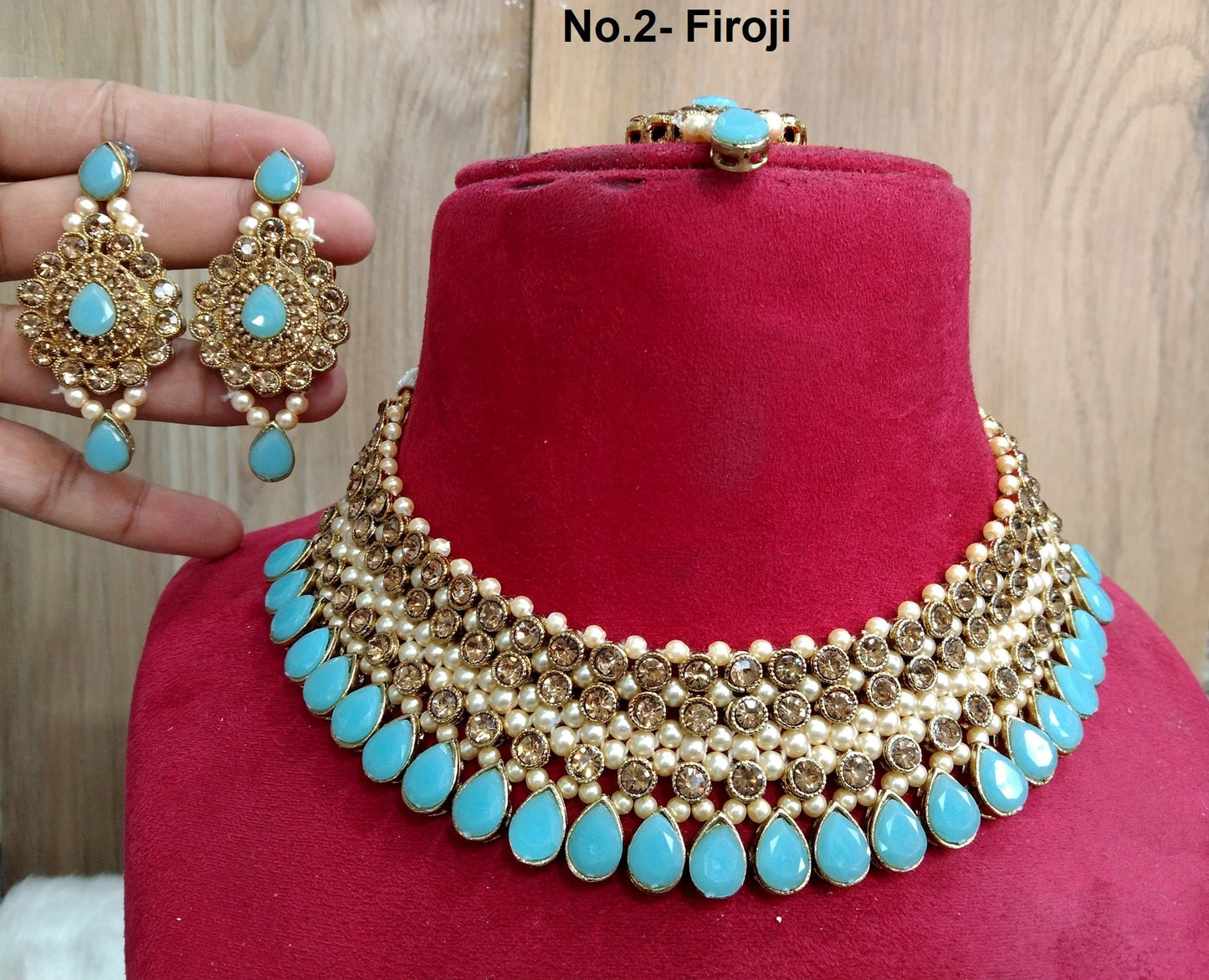 Indian Kundan Necklace  Jewellery Set/Bollywood wedding kundan Delicate Bridal Wedding Jewellery Set